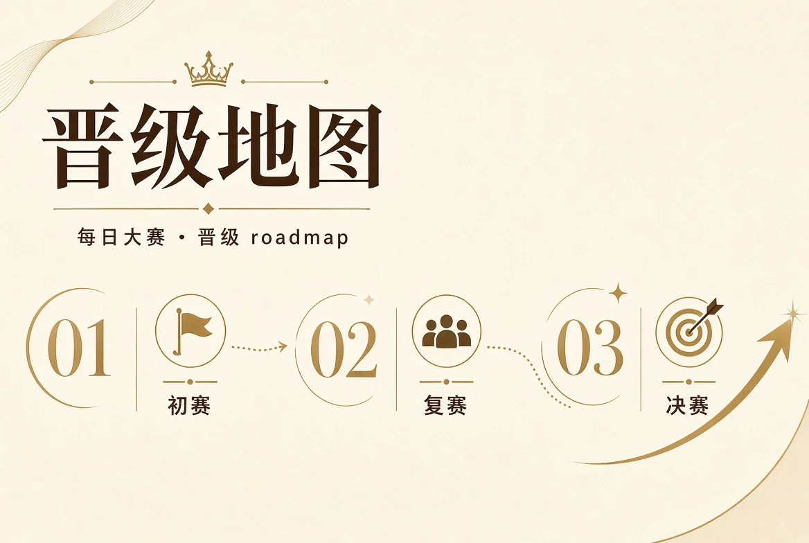 晋级不是直线承诺,而是一段一段完成的确认过程